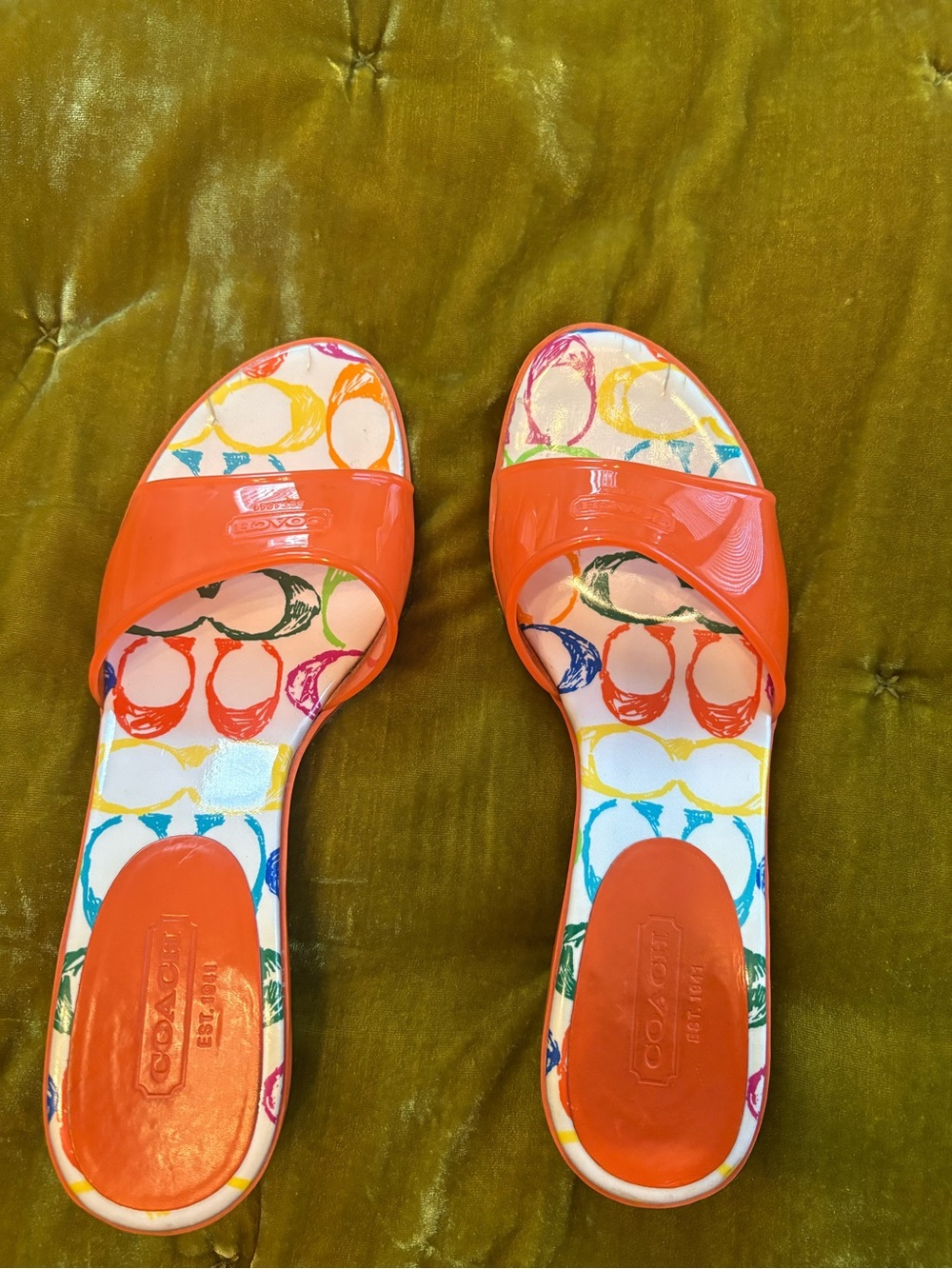 Coach Jelly Kitten Heels